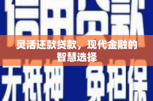 竹山灵活还款贷款，现代金融的智慧选择