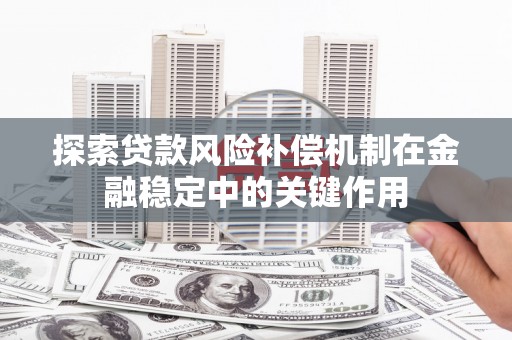 竹山探索贷款风险补偿机制在金融稳定中的关键作用