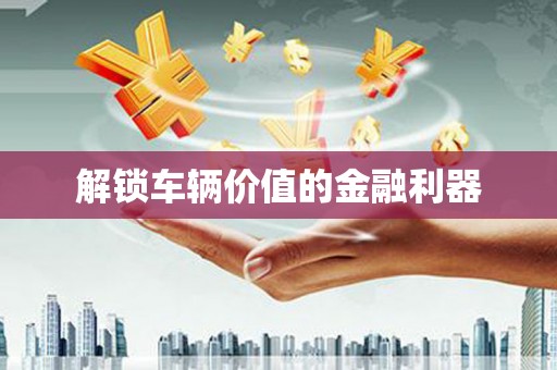 竹山解锁车辆价值的金融利器