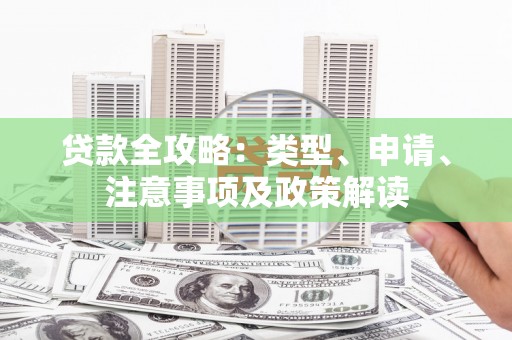 竹山贷款全攻略：类型、申请、注意事项及政策解读
